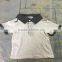Wholesale baby clothing set 2017 grey overalls and polo tee shirt cotton suits