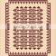 polyester super soft screen geometric design printed jacquard mink royal blanket