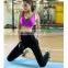 2016 New design high quality space dye gym women's yoga vest