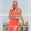 2015 summer new arrival fission packed three pieces women sexy solid color beach swimsuit