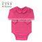 China Winter Peter Pan Collar Baby Bodysuit Custom Made One Piece Baby Jumpsuit