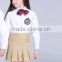 2017 new design pleated fashion girls children uniform shool skirt