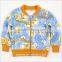Long Sleeve Cute Animals Print Graffiti Winter Pocket Outwear Boys Fancy Child Jacket