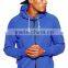 Blue soft touch wholesale custom mens fashion hoodies