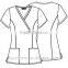 High quality cotton doctor /nurse uniform Unisex short sleeve gown lab uniform