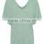 Custom plain women batwing t-shirt