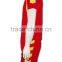 Customize short sleeve red colour football uniform with pants
