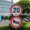 Custom factory sale PVC lighted safety road signs reflective sticker for warning