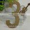 Hot sale 1000pcs gold glitter paper number 3 Decor Festive Birthday Party New Year,Christmas ,Cake,Crafts