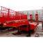 Heavy Payload 100 ton lowboy semi trailer , 4 Axles Lowboy Trailer 100 Tons for sale