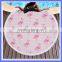 2017 New Style Custom round beach towels 100% polyester flamingo beach towel