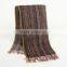 Newest Fashion Lady vertical stripe knitted scarf