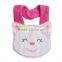 blue cat baby cotton bibs