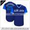 custom sublimation american flag v neck baseball jerseys