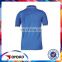 Original plain blue soccer jersey with collar