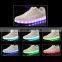 Hot New Fashion Large Size 46 Rechargeable OEM High quality PU leather sneakers LED Shoes