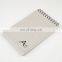 150gsm 60 Sheets Peforated Wire Bound Grey Hard Cover A5 Sketch Pad