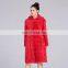 Luxury Genuine whole skin Mink Fur Long Coat with hood/fashion mink coat/mink colored fashion