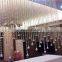 14mm Crystal Clear Acrylic Octagonal Bead Garland Chandelier Hanging Wedding Decoration