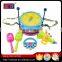 Meijin cheap series Educational Musical instrument Drum Play Set for kids