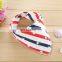 Hot sale baby bandana drool bib fashion printed soft waterproof baby bib for drooling
