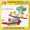 Lovely duck rotary slide amusement park Eco-friendly mini rail car for kids