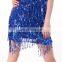 BestDance women ballroom latin dance wear sexy sequin dress club wear tassel dress wear OEM