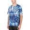 tie dye mens fashion short sleeve t-shirts rayon fabric comfortable t shirts custom