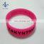 2017 factory custom design silicone wristband for wedding