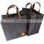 Large Canvas Tote Bag Canvas Shopping Bag Waxed Canvas Eco-Friendly Grocery Bags