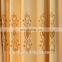 embroidery faux silk grommet curtain