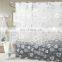 Bathroom Bath Textile Fabric Polyester PEVA PVC 3D EVA Plastic Shower Curtain