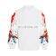 TWOTWINSTYLE Shirts For Women O Neck Long Lantern Sleeve Casual Loose Hit Color Vintage Embroidery