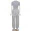 2020 Autumn Latest Women Street Tight T-shirt Straight Pants Casual Suit Jogging Two Piece Set Women Clothing For Gym