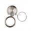 stainless Steel Sliding Door Handle Bathroom Glass Flush round  Door Knob