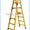 Not conductive folding fiberglass tower-shaped ladder