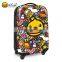 Beautiful fancy luggage bag set fashion animal printing luggage for travel