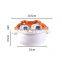 Children's instant noodle bowl with lid creative household Japanese anti-scalding cartoon ceramic bowl set with handle