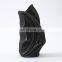 Modern Nordic Ceramic Porcelain Home Decor Irregular Shape  White Black Vase For Flower Arrangement