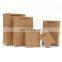 Custom Fashion Recyclable Packing, Printed Your Own Logo White Brown Kraft Gift Craft Shopping Paper Bag With Handles/