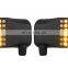 Car Part Led Side Mirrors Rear view Mirror Cover with Turn Signal Led For Jeep JK 2007-2017