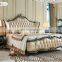 Antique Queen Size Bed Classical Bedroom Furniture Double Bed With Popular Model