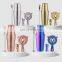 Creation Factory Direct Customizable Stainless Steel Bar Tools Rose Gold Cocktail Shaker Set