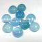 Blue Chalcedony 14x14 mm Round Cabochon