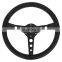 High Quality Leather Steering Wheel 350mm Universal Car Steering Wheel Leather Material