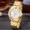 CHENXI 050A Gold Steel Watch Fashion Men's Wrist Watch