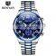BENYAR BY-5138M Men Quartz Watches Business Army Military Chronograph Waterproof Top Brand Luxury Clock Relogio Masculino