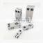 Double throat wire rope stainless steel cross clamp for rod