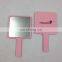 2022 Free Gifts Handhold Pink Color Makeup Mirror