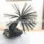 Air pipe cleaner robot industrial duct cleaning portable brushing equipment